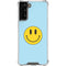 Blue Happy Face Galaxy S21 FE Clear Case